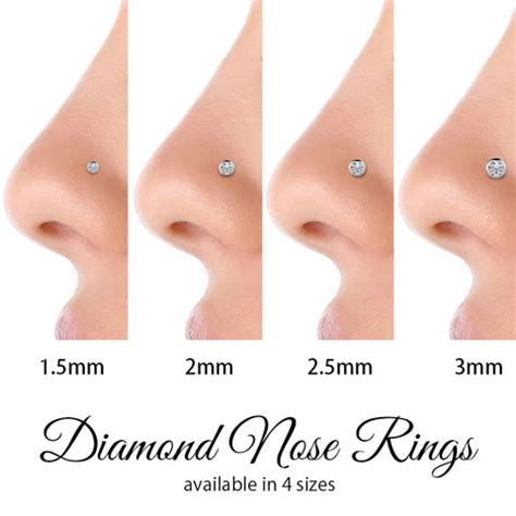 gauge sizes for nose studs